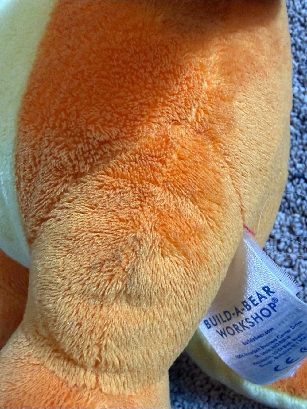 Build A Bear Pokemon Charmander Plush Toy Kanto Starter Orange Stuffed Animal